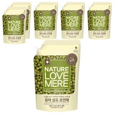 NATURE LOVE MERE 嬰兒衣物柔軟精補充包, 1.3L, 6包