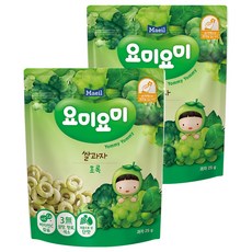 Maeil 每日乳業 Yommy Yommy 圈型米餅 9個月以上, 白葡萄青花菜味, 25g, 2包