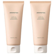 아로마티카 글로우 비타 페이셜 스크럽 오렌지 & 네롤리, 150ml, 2개