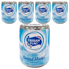FRISIAN FLAG 原味煉乳, 370g, 5罐