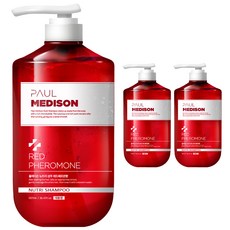 폴메디슨 대용량 영양 딥퍼퓸 약산성 뉴트리 샴푸 레드페로몬향, 3개, 1.077L