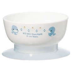 KU.KU Duckbill 酷咕鴨 可微波吸盤碗, 1個, White