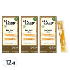 우라이 허니 에이플러스 스틱 5p, 60g, 12개