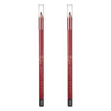 BEAUTY OF MAJESTY 碧波曼 基本木質眉筆 1g, 2個, 02 霧面棕色