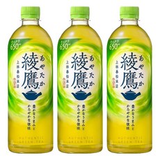 綾鷹 綠茶 無糖, 650ml, 3個