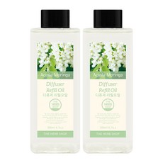 더허브샵 디퓨저 리필오일, 아카시아모링가, 200ml, 2개