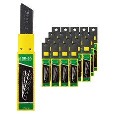 DADA SK 高強度 0.5T 大型美工刀片 黑色 10p, 20個