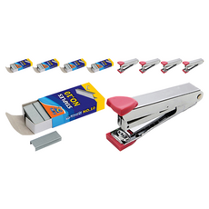 阿爾法迷你訂書機 + 訂書機針 #10 套, 隨機出貨(釘書機), 5套
