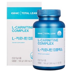 GNC L-카르니틴 컴플렉스 다이어트식품, 120정, 1개
