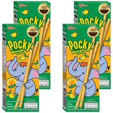 glico 格力高 Pocky 百奇 Pocky棒 芒果口味, 4盒, 25g