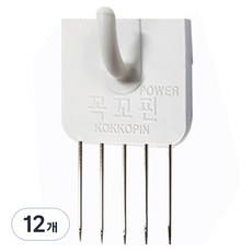 KOKKOPIN 韓國製造強力U形, 白色, 12個