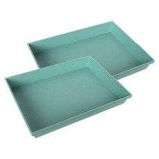 水幻奇境 折疊式寵物飼養箱, 藍色托盤, 1組