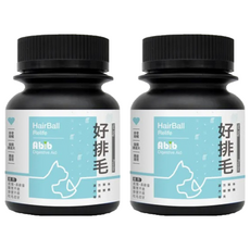 Abib 亞筆 HairBall Relife 寵物好排毛粉，適用成貓、高齡貓，幫助腸胃消化, 溫和化毛, 2罐