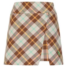 FERRA US 女款斜紋格紋高爾夫球裙 ASS5YE4271