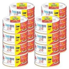 오뚜기 가벼운참치 고추, 135g, 16개