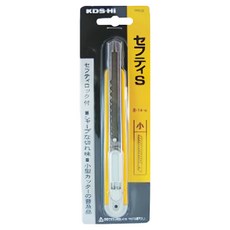 KDS 美工刀 S-14 小, 黃色, 1個