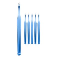 Curedent A3 療癒護理臼齒牙刷 細軟毛 藍色, 1入, 6個