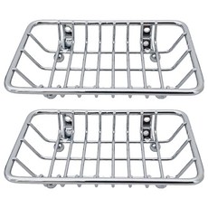 捦泰 肥皂架 ST3207T 304不鏽鋼 浴室壁掛/放置兩用 瀝水皂架, 2個