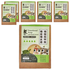 chew me 機能補水湯 精燉熬甲魚 常溫開封即食 台灣製造, 6包, 補充水分, 6盒