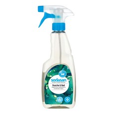 sodasan 蘇達桑 浴廁清潔劑 500ml - 含檸檬等植物精萃, 有效去除污垢, 不含石化成分和防腐劑, 1瓶