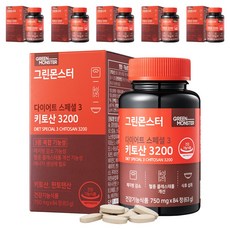 GREEN MONSTER Diet Special 3幾丁聚醣3200補充錠, 84顆, 6盒