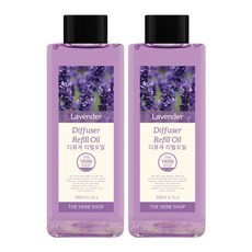 THE HERB SHOP 擴香補充油, 薰衣草, 200ml, 200ml, 2個