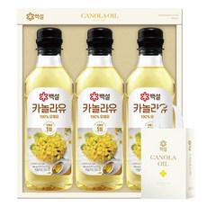 CJ BEKSUL 白雪 油菜籽油禮盒2號 + 購物袋, 1套