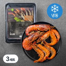 고고새우 캠핑용 새우구이 세트 (냉동), 430g, 3세트