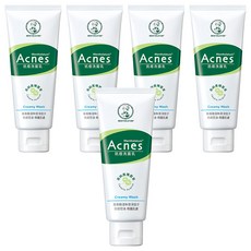 MENTHOLATUM 曼秀雷敦 Acnes 台灣公司貨 抗痘洗面乳, 100g, 5條