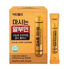 Dr.Fully 飲用白蛋白 高濃度頂級黃金Plus 30入, 450g, 1個