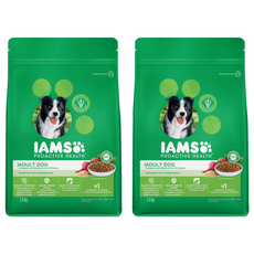 IAMS 愛慕思 健康優活 成犬營養配方乾糧, 雞肉口味, 1.5kg, 2包