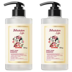 제이엠솔루션 라이프 디즈니 스위트 소프 샴푸 스위트 머스크 향, 2개, 500ml