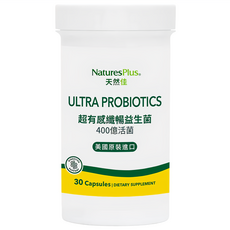 NaturesPlus 天然佳 超有感纖暢益生菌, 30顆, 1罐