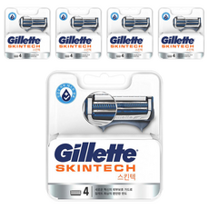 Gillette 吉列 Skintech系列 替換刀頭, 5盒, 4個裝