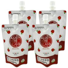 YEONDOOFARM 好農蘋果汁, 100ml, 4包