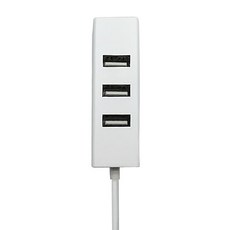 HOLiC USB 4port Hub 四孔集線器, 1個, 白色