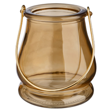 VEGA Aparna 附提把玻璃燭台, 夕暮棕