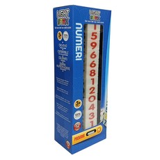 LIGHT STAX 大顆粒系列 亮亮積木 12入 適用於3歲以上, Numbers 數字款, 1盒