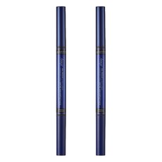 THE FACE SHOP 菲詩小舖 fmgt Ink Proof 2合1眼線液 0.6g, 01黑色, 2個