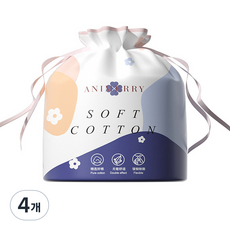조이픽 소프트코튼 일회용 세안타올, 1개입, 4개