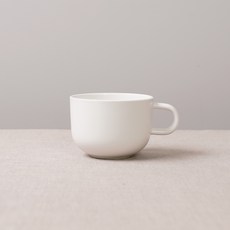 BOWLBOWL 韓國製 Bowl Bowl Home Party 咖啡杯 350ml, 牛奶白, 1個