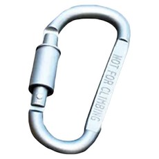 捷華 高強度登山扣, silver, 1個