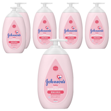 嬌生 嬰兒溫和潤膚乳 500ml，專為敏弱肌膚設計, 6瓶