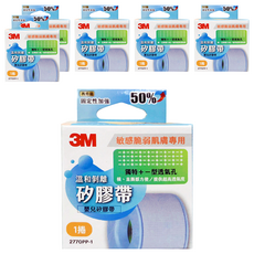 3M 溫和剝離矽膠帶 1吋, 6盒