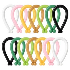 피앤비유니티 요술풍선 50p 세트, 스탠다드 빈티지 혼합7색, 1세트