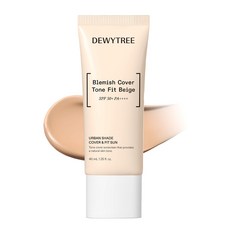 DEWYTREE Urban Shade 遮瑕服貼防曬霜 SPF50+ PA++++, 1個, 40ml