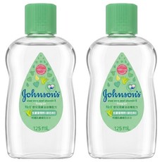 Johnson's 嬌生 嬰兒潤膚油 滋養配方, 125ml, 2瓶