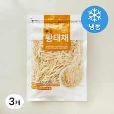 해맑은푸드 손질 황태채 (냉동), 100g, 3개