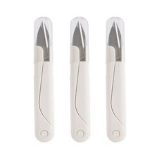 히즈플랜 접이식 쪽가위, 화이트, 3개