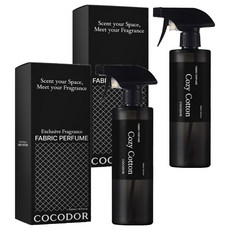 코코도르 퍼퓸 섬유탈취제 코지 코튼, 2개, 500ml
